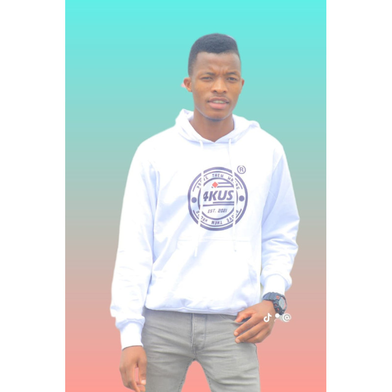 White Hoodie (Diamond Design)